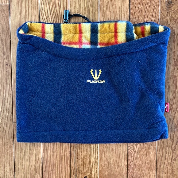 Neck warmer new scarf adjustable gator type fleece warm reversible - Picture 1 of 6